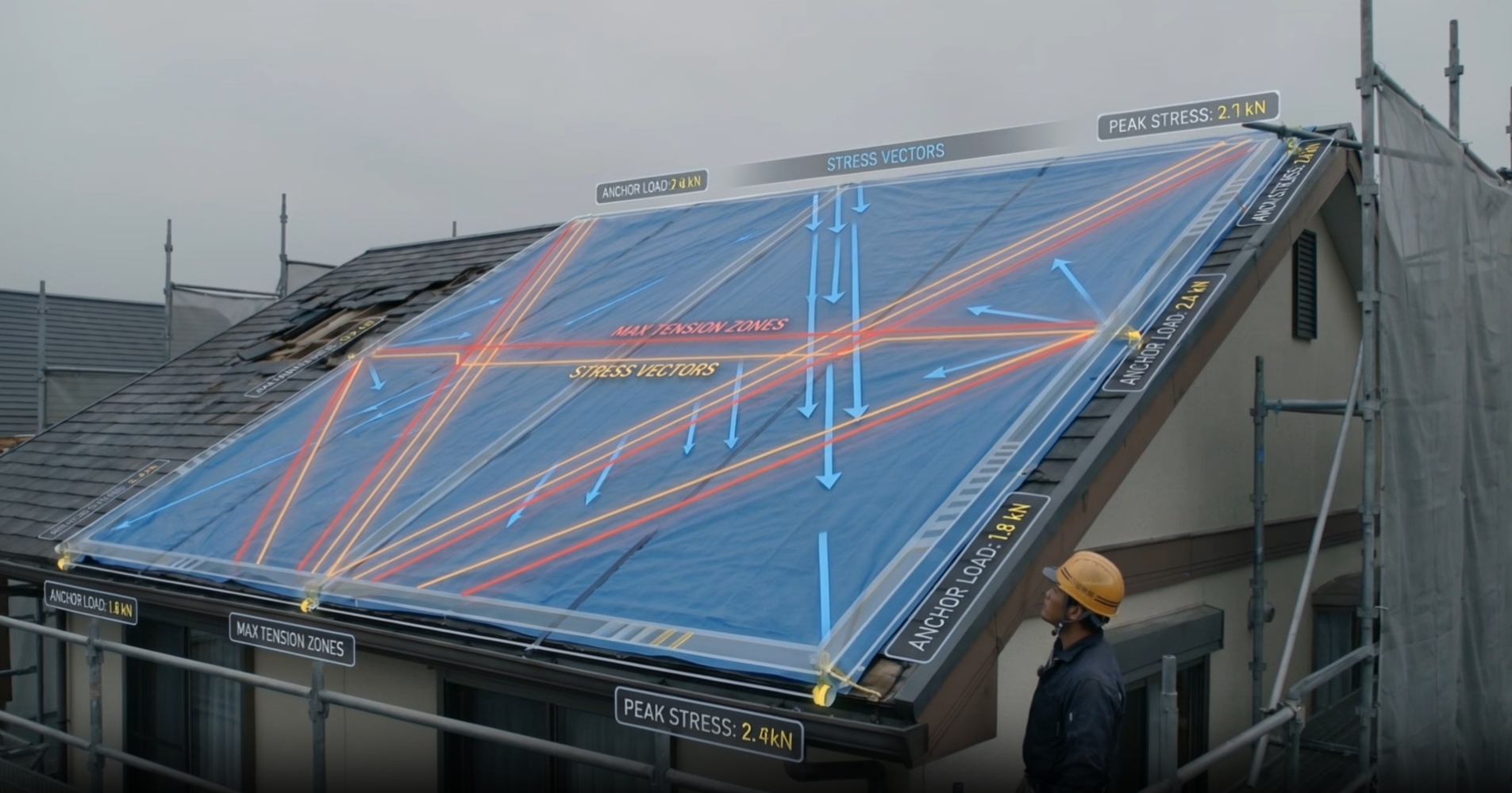 Load video: Tarps Plus - Roofing Tarps