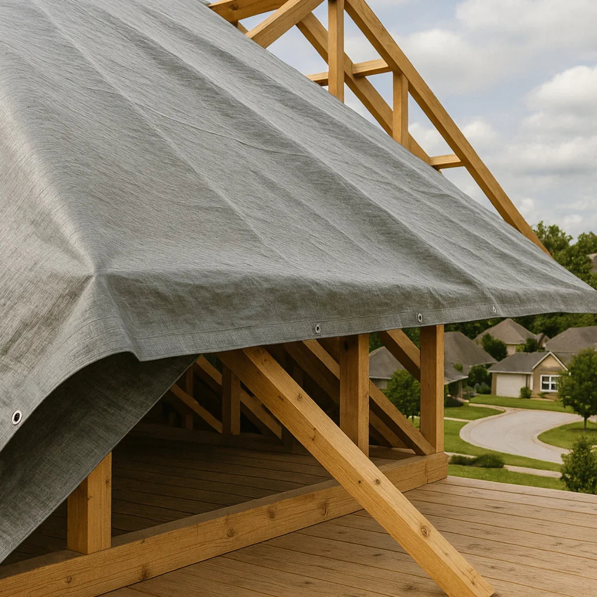 Heavy Duty Poly Tarps - TarpsPlus