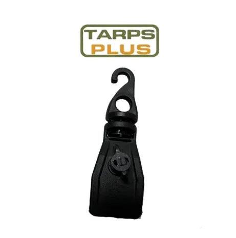 Swivel tarp clip 4 pack equipped with heavy duty hook connector