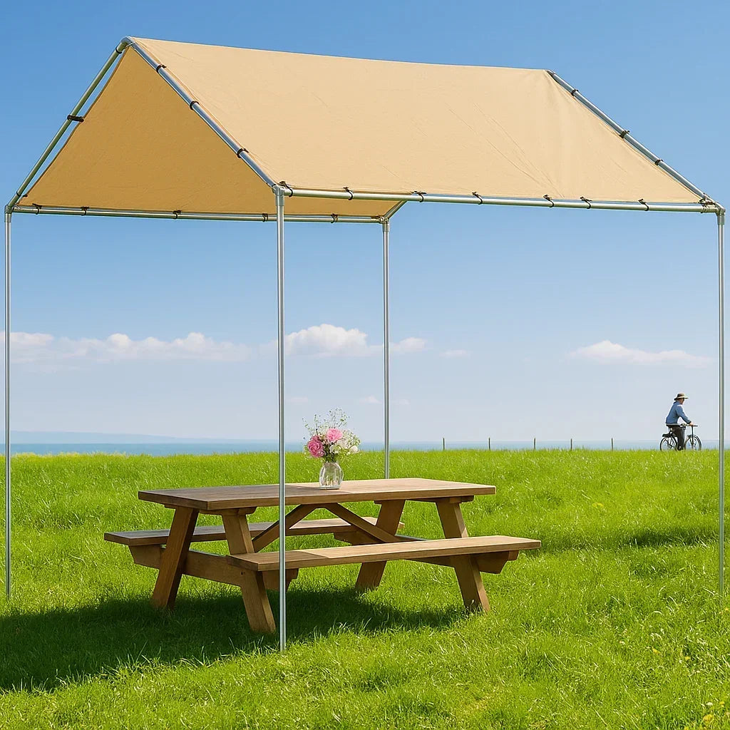 No Edge Tarp Canopy 10' x 10' Garden Shelter