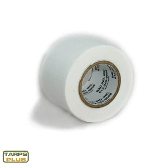 White 2" x 35' tarp tape designed for protective cover repair and reinforcement