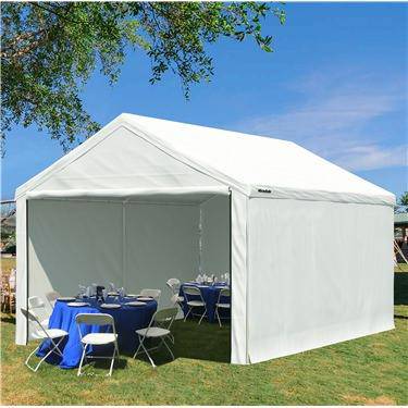 Enclosed Tarp Canopy 10' x 16' - TarpsPlus