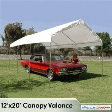 Valance Tarp Canopy 12' x 20' - TarpsPlus
