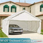 Enclosed Tarp Canopies - TarpsPlus