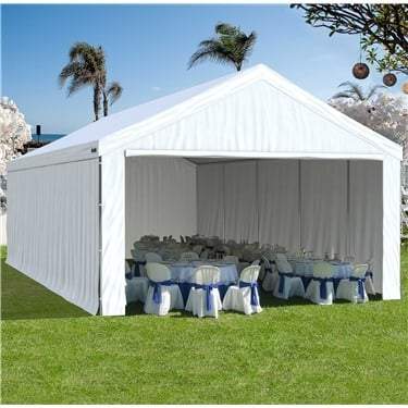 Enclosed Tarp Canopies - TarpsPlus