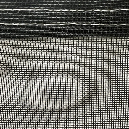Vinyl Mesh Tarp - Black - 30' x 60' - TarpsPlus