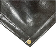 Black Insulated Poly Tarp 6' x 10'