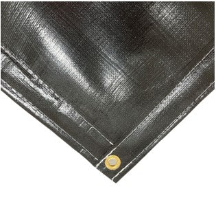 Black Insulated Poly Tarp 12' x 25'