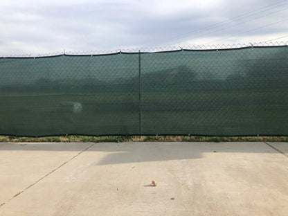 90% Green Privacy Fence 8' x 50' - TarpsPlus