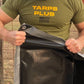 Silver/Black Poly Tarps - TarpsPlus
