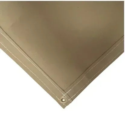 Tan Polyester Waterproof Canvas - 20' x 40' - TarpsPlus
