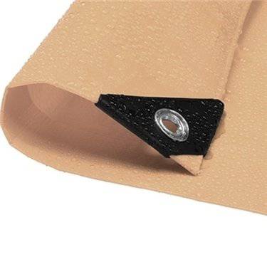 Tan Poly Tarps - TarpsPlus