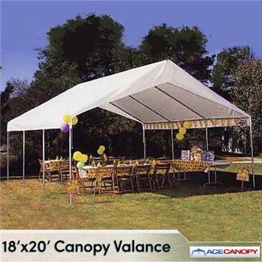 Valance Tarp Canopy 18' x 20' - TarpsPlus
