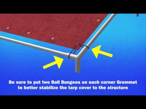 How to Assemble a Tarp Tent