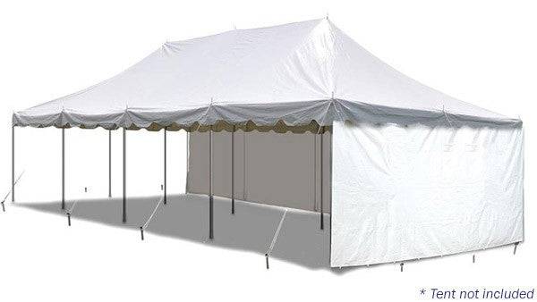 Party Tent Side Wall w/ Zipper - TarpsPlus